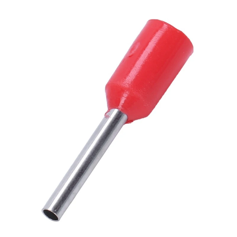 AWG 22 провода медь обжимной изолированный Контактный наконечник наконечники терминал 1000 шт. красный