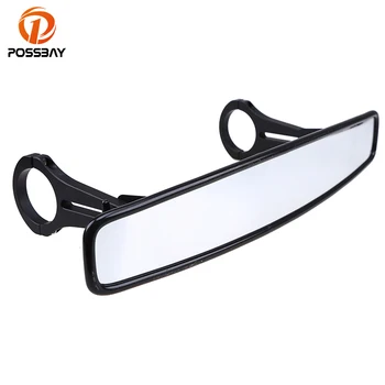 

POSSBAY Universal UTV Rear View Mirror Clamp fit for Most UTV With 1.75" Clamp Roll Bar UTV Rearview Mirror Wide Race