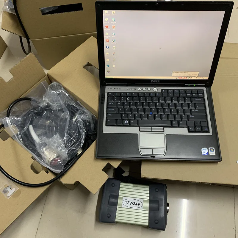  MB Stern C3 mit SSD Software 201412 Super Speed mit MB C3 Multiplexer und 5 Kabel und D630 Laptop 4