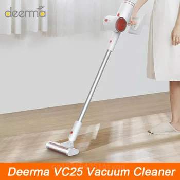 

2020 Newest Deerma VC25 Wireless Vacuum Cleaner 0.7L 10KPa Large Suction Handheld Stick Aspirator Mute Vacuum-Cleaner For Home