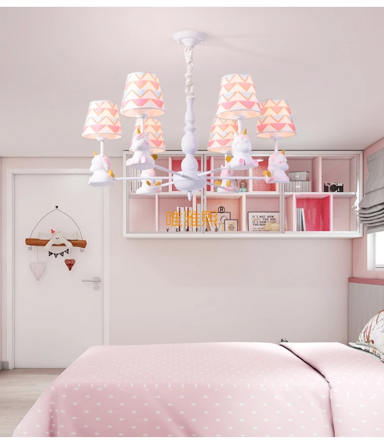 Красочная хрустальная люстра Macaron цвет Droplight детская спальня лампа креативная фантазия светильник витраж блеск