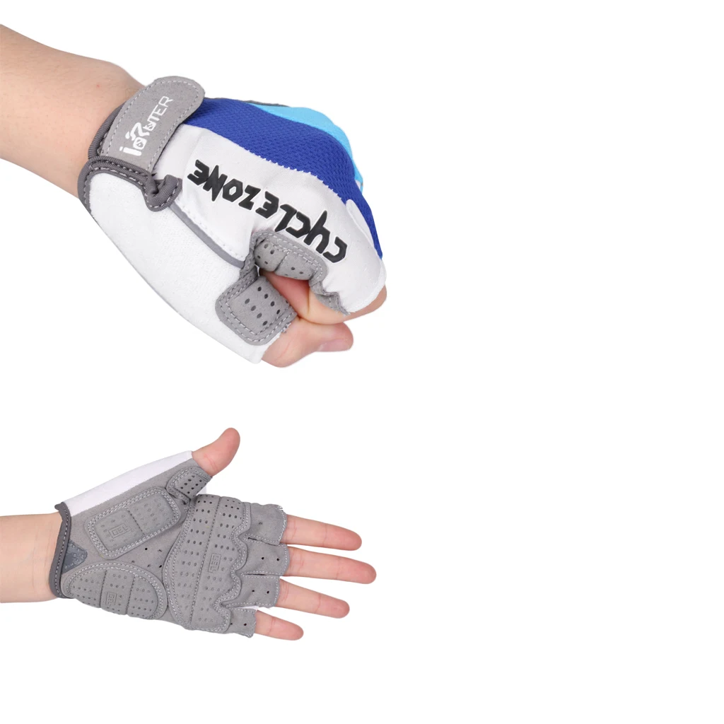 Outdoor Sports Racing Cycling Motorcycle Bike Bicycle Microfiber Gel Half Finger Gloves Breathable XXS XS S M