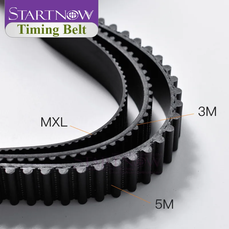 Length : 1M, Width : 10mm Myouzhen-Synchronous Belt MXL Open-Ended Timing Belt Width 5 10 15mm Transmission Rubber Belts for CO2 Laser Engraving Cutting Machine Good wear Resistance 