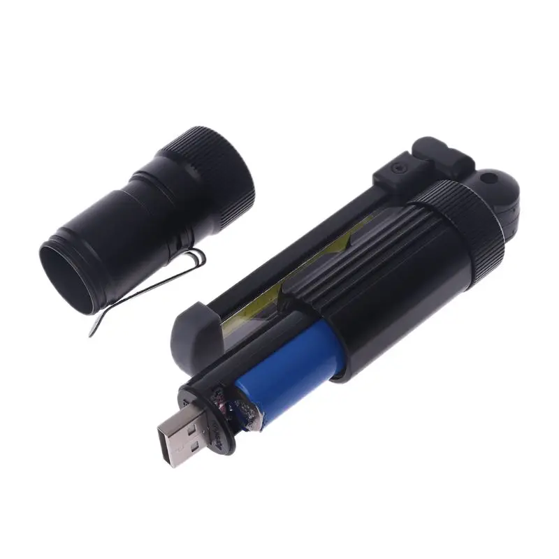 USB аккумуляторная Рабочая лампа портативный Открытый фонарик Магнитный светодиодный фонарь с вешалкой-крючком