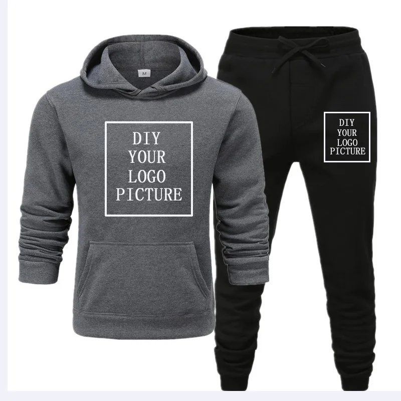 Customized Print Logo Tracksuit Set Hoodies+Pants Sportwear Comfortable Unisex Streetwear Pullovers Jogging Tracksuit Customized Print Logo Tracksuit Set Hoodies+Pants Sportwear Comfortable Unisex Streetwear Pullovers Jogging Tracksuit