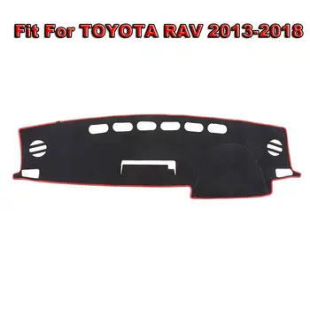 

Car Dashboard Protector Black Auto Dashboard Cover Felt Fabric Double Anti-Skid Dash Mat Covers