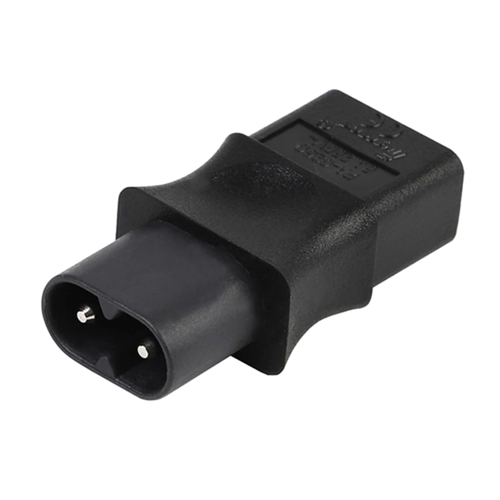 IEC 320 C8 Male To IEC 320 C9 2 Pin Female AC Adapter 6A /250V