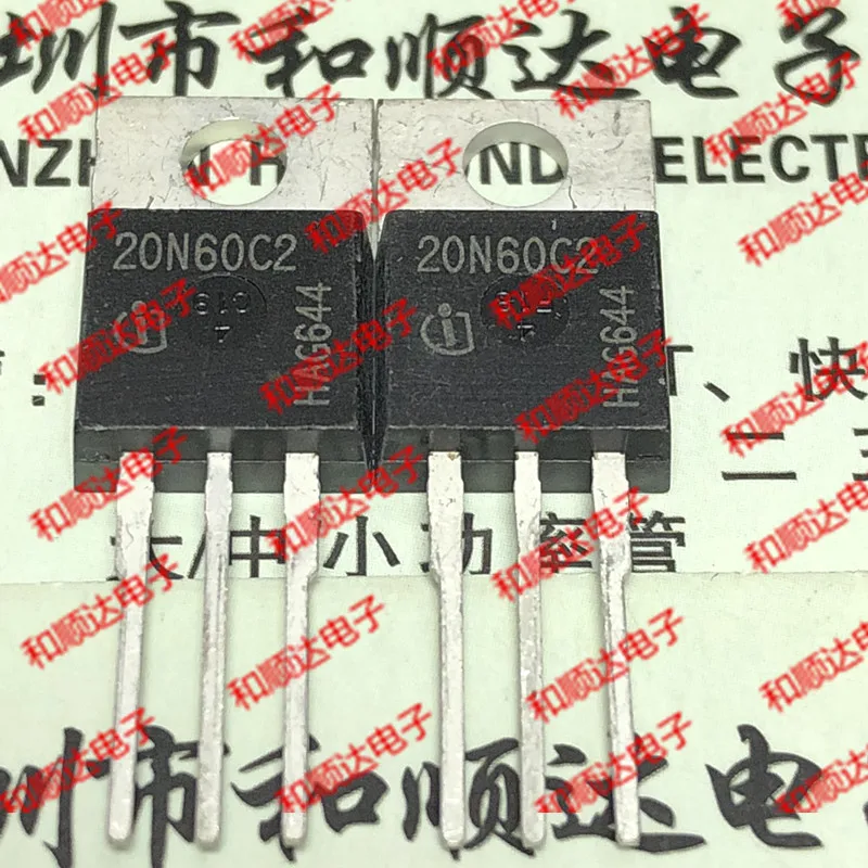 Original New / 5pcs / 20N60C2 SPP20N60C2 TO-220 600V 20A