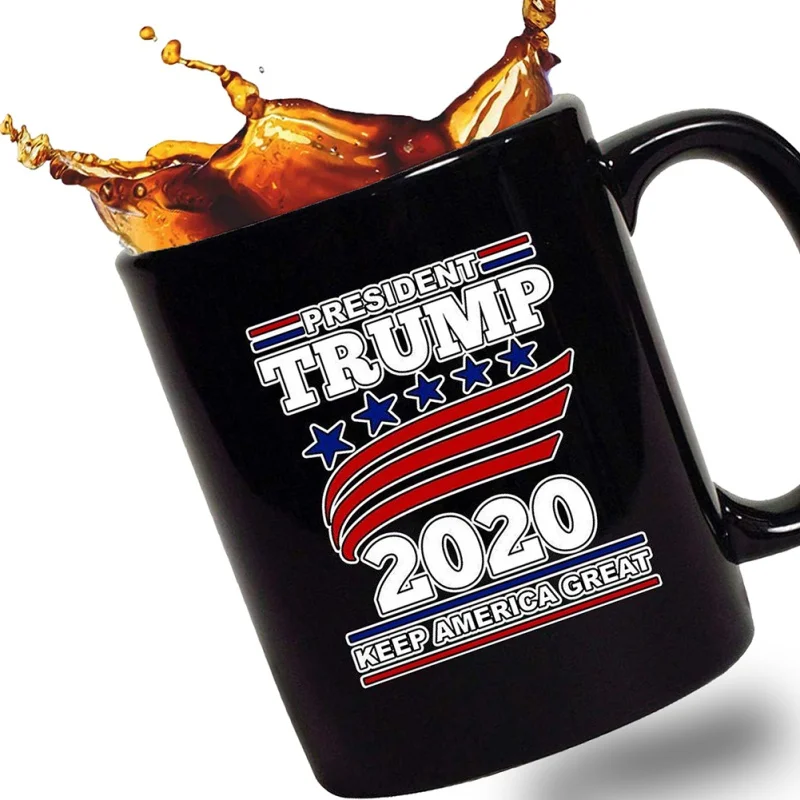 

Trump Coffee Mug Trump Pence Keep America Great 2020 MAGA Republican Conservative Gift Red Handle Ceramic Coffee Mug Tea Cup
