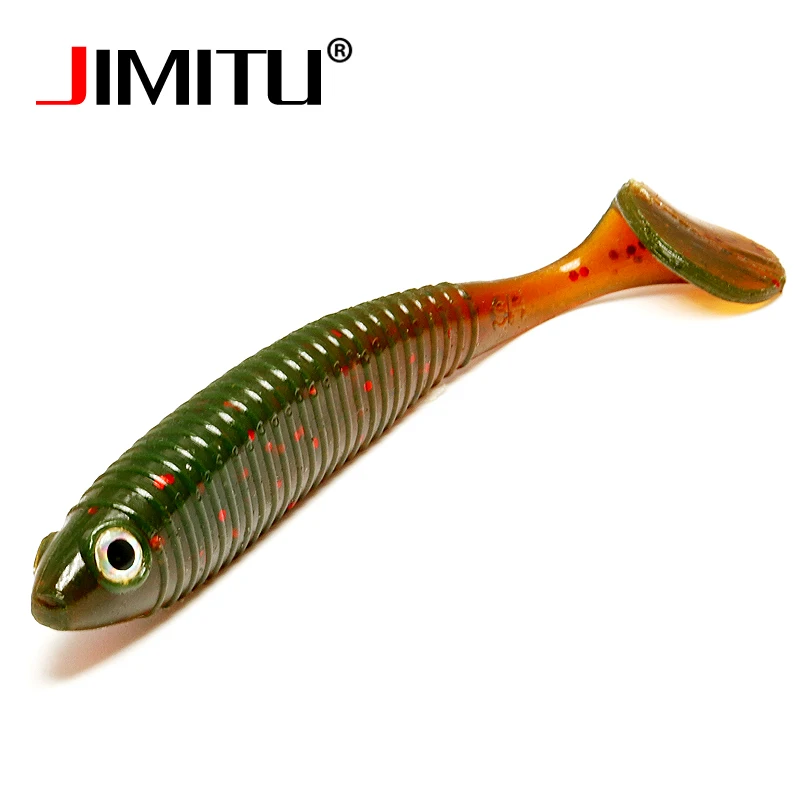JIMITU набор мягких рыболовных приманок 8 шт. см 3 7 г воблер джиг искусственная