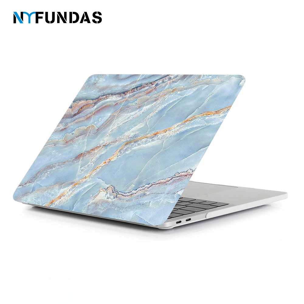 NYFundas Мрамор чехол для ноутбука для Apple Macbook Pro/Air 11,6 12 13,3 15,4 retina дюймов A1707 A1398 A1706 A1932 крышка ноутбук Funda