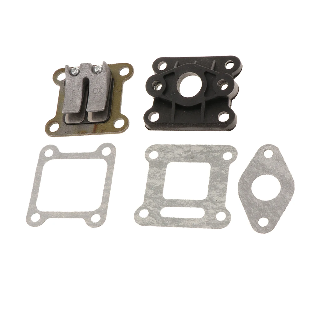 Inlet Intake Manifold Gasket Reed Valve for 47CC 49CC Mini Moto Quad Dirt Bike