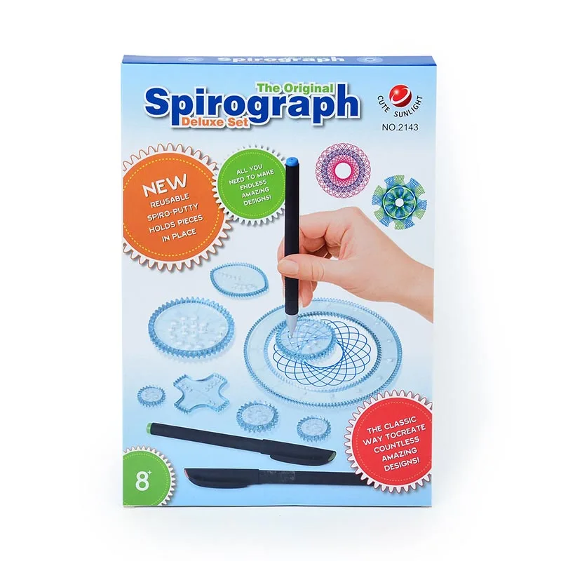 

Spirograph Drawing toys set Interlocking Gears & Wheels Drawing Accessories Creative Educational Toy For children