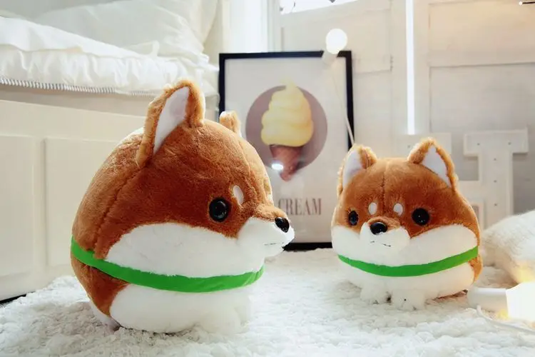 Горячая Chubby shaba Inu Boston Jack Russell Плюшевые игрушки-обработка настраиваемые рекрут агенты