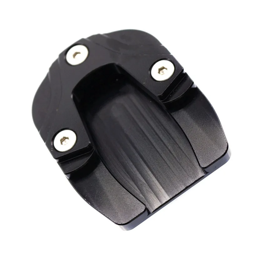 Для Honda Forza 125 Forza 300 CNC подножка Sidestand расширение увеличитель ножной пластины колодки - Цвет: Black