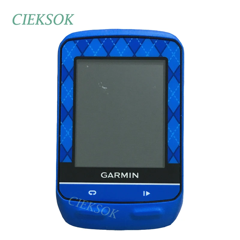 Синий цвет для Garmin EDGE 510 велосипедный gps метр Часы Титан мульти-спортивный Ремонт ЖК-экран с сенсорным экраном и рамкой