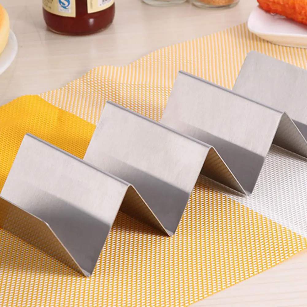 27x10x5.5cm HobbyLane Taco держатель стенд 304 из нержавеющей стали Taco грузовик лоток стиль Taco стойки блинов клип - Цвет: 27x10x5.5cm