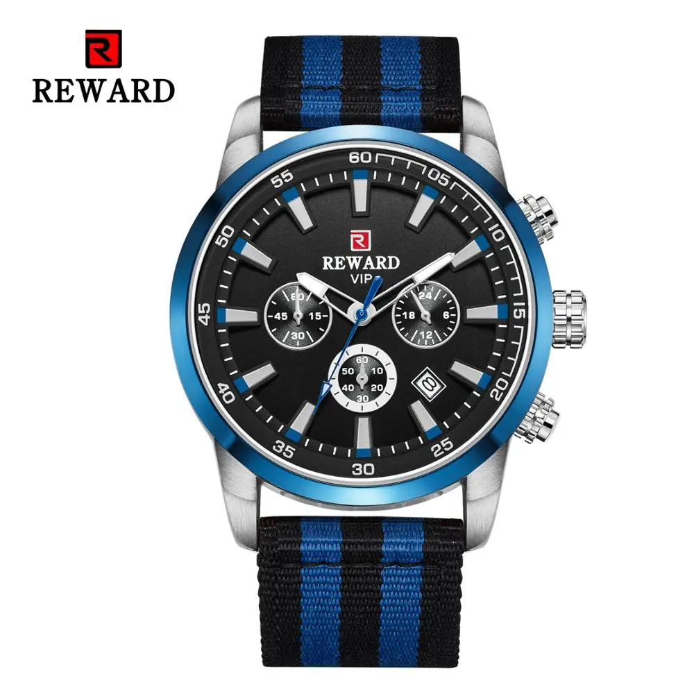 Relojes Para Hombre, модные брендовые Роскошные водонепроницаемые часы, мужские светящиеся Роскошные Кварцевые наручные часы от ведущего бренда, мужские часы - Цвет: silver blue