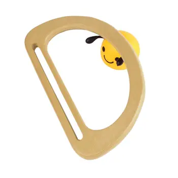 

D Shape Wooden Bag Handle Frame Parts Suitcase Luggage Case Repairing Tool DIY
