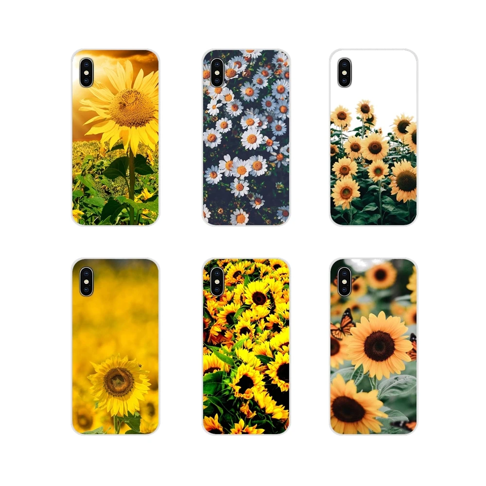 Мягкие чехлы для HTC One U11 U12 X9 M7 M8 A9 M9 M10 E9 Plus Desire 630 530 626 628 816 820 830 желтый цветок