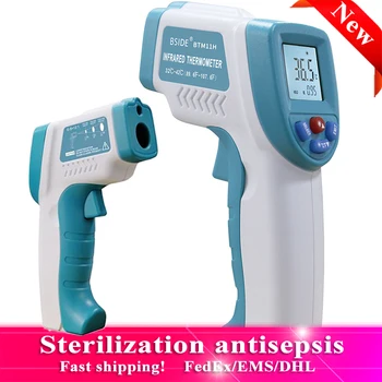 

CE certification Authority Hand Held Body Forehead Infrared Temperature Sensor Thermometer Detector Houshold Personal Care 2*AA