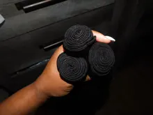 Lumiere-extensiones de pelo ondulado brasileño con cierre Frontal de oreja a oreja, mechones de ondas sueltas con 100% Frontal Remy