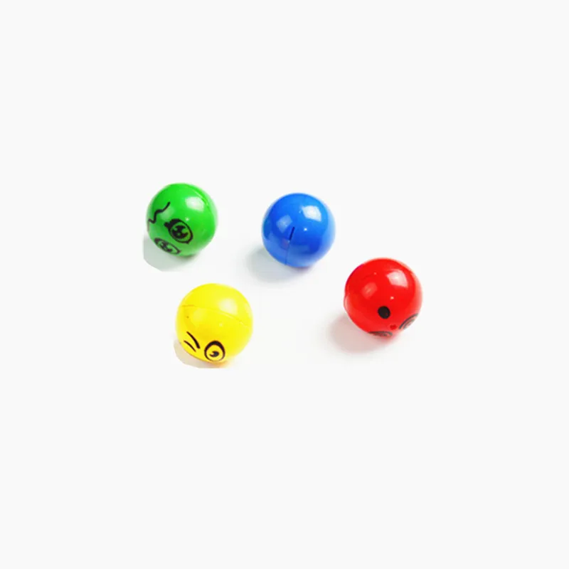 

10PCS/lot Marble Run Track System Rolling Balls with Face Multi Colors