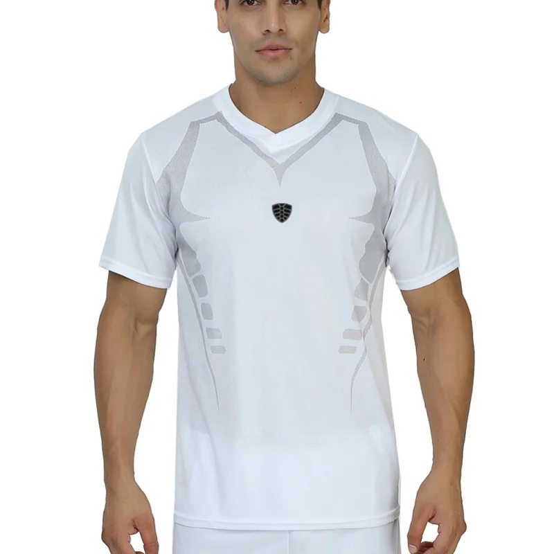 Спортивные мужские быстросохнущие впитывающие футболки для бега Mallas Hombre тренировочные компрессионные дышащие спортивные футболки для фитнеса и спортзала