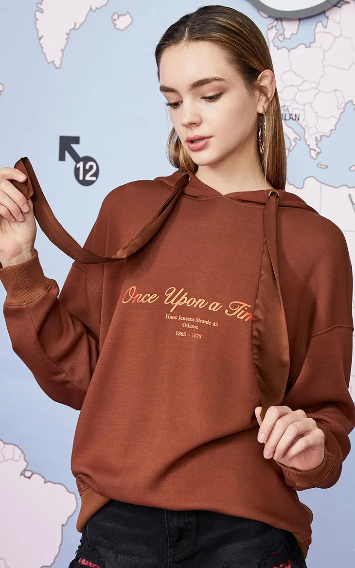 Vero Moda Женская толстовка с капюшоном и буквенным принтом | 319333519