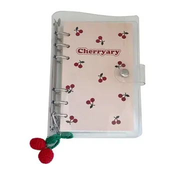 

Kawaii Cherry A6 Notebook Loose Leaf Binder Planner Diary Journal Office Suppy