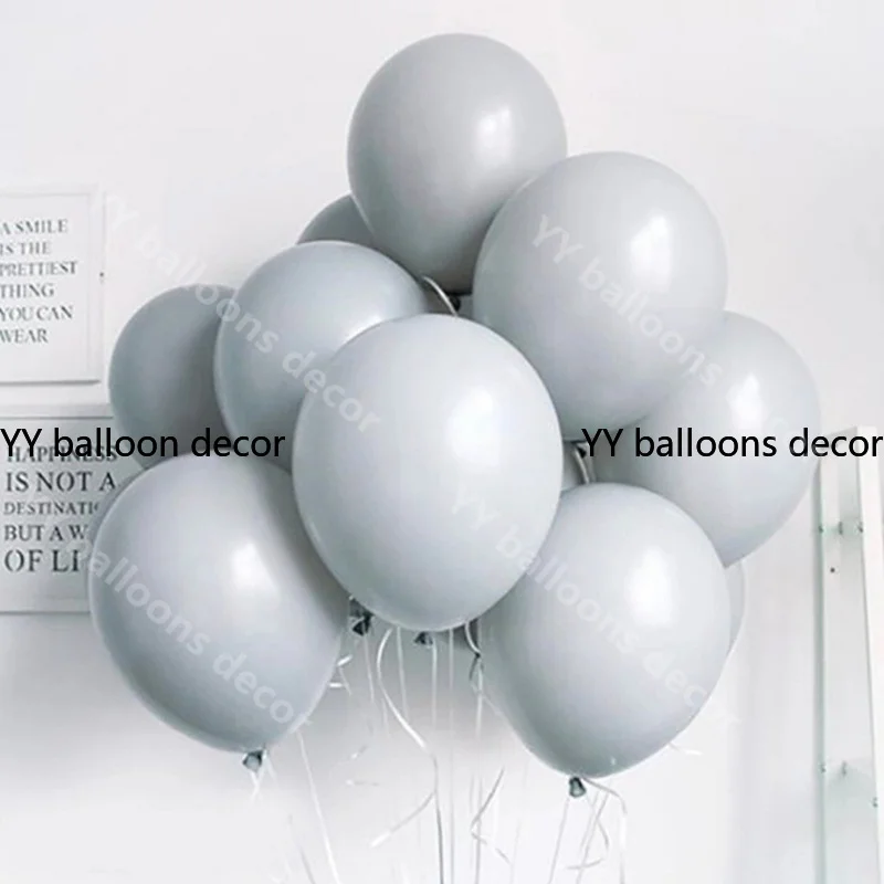 109 шт. Beaumode DIY Розовый Белый Серый шар 1 фотография детский душ свадебный