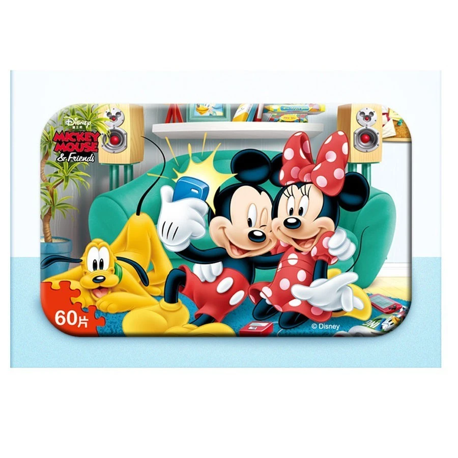 Disney 60/Набор "кроик" 2 Снежная королева Эльза Анна подлинный пазл детские игрушки пазл детский подарок - Цвет: Disney