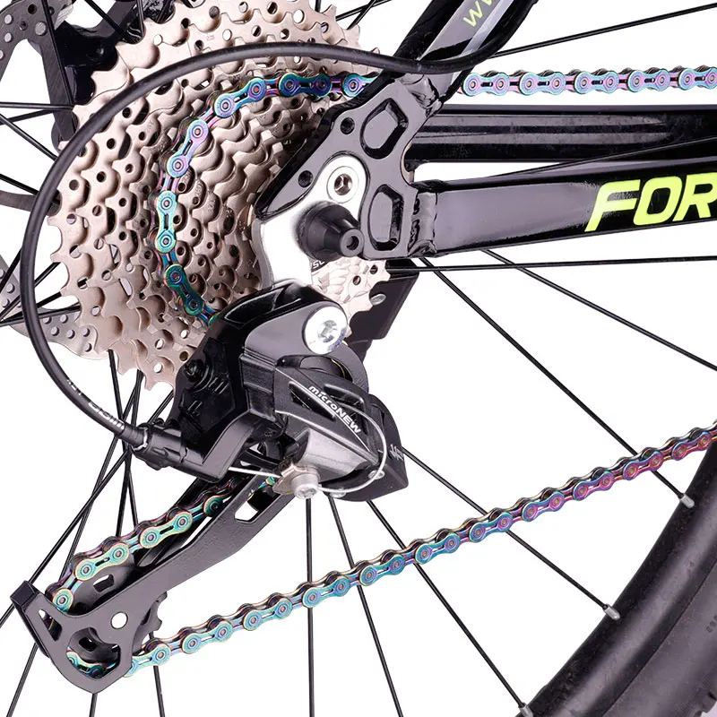 Deemount Full Nickel Plated 10 Speed Chain Bicycle 116Links 10S