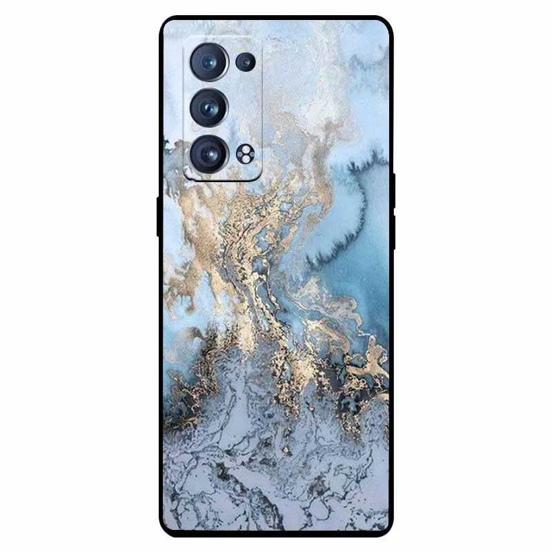 Shockproof Soft Silicone TPU Back Cover for Oppo Reno 6 Pro 5G - Cute and Durable