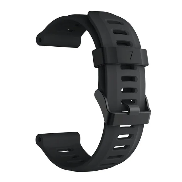 Мягкий силиконовый сменный спортивный ремешок для часов для Garmin Fenix 3 3HR ремень Металлические наручные часы браслет для Fenix3 - Цвет ремешка: Black