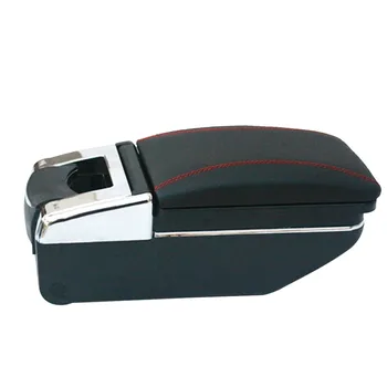 

Hot New Luxury Universal Armrest Car Arm Rest Center Console Rotatable Storage Box without Punching