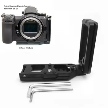 

L shaped Shoot Quick Release L Plate/Bracket Holder hand Z7 Z6 For Nikon ballhead Camera Grip Vertical T6P1