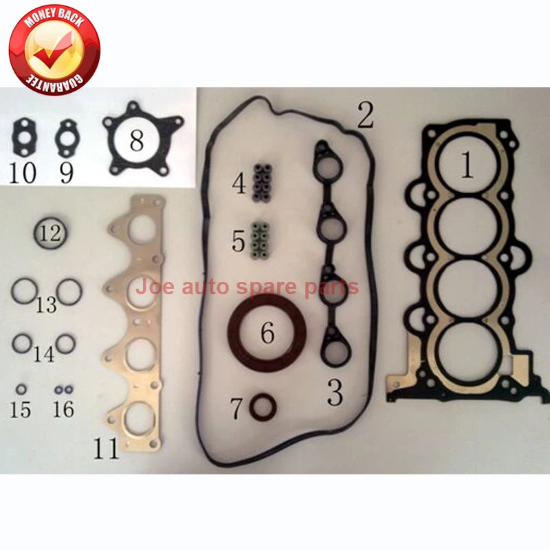 

G4FA G4FC Engine Full gasket set kit for Hyundai i30 ELANTRA i20 KIA CERATO CEE'D SOUL VENGA CERATO II 1.4L 1.6L 06-