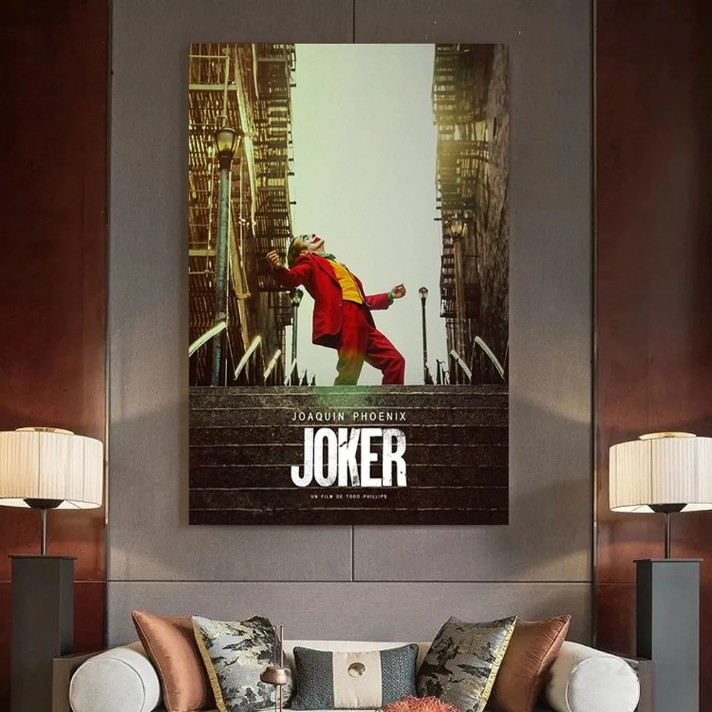 

2019 New Joker Batman's Enemy Vintage Style DC Movie Posters And Prints Living Room Bedroom Mural Wall Art Pictures Home Decor