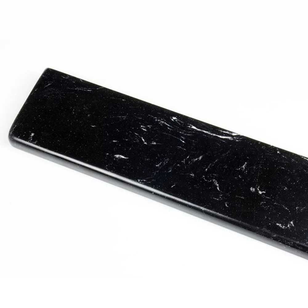 Almofada Fresca Personalizada do Descanso de Pulso do Quartzo Natural para o Teclado Mecânico Capacitivo 61 63 64 87 96 104 108 Preto da Palma - Imagem 5