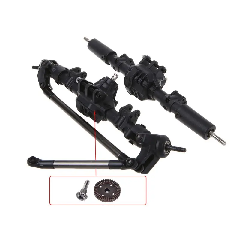 

1:10 RC Crawler Complete Differential Axle for Axial SCX10 II 90046 90047 Car Upgrade Parts K4UE