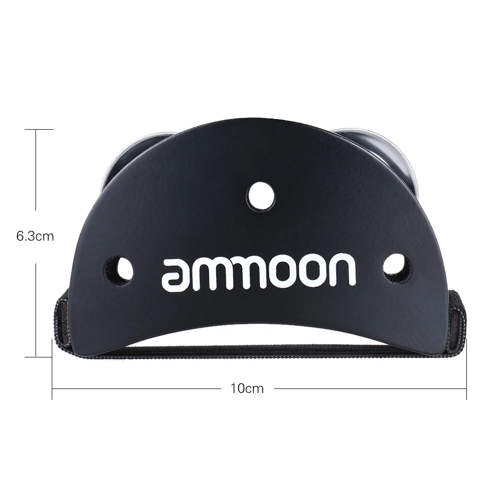 Ammoon эллиптический Cajon Box барабаны компаньон аксессуар для ног Jingle бубен для ручных ударных инструментов Burlywood