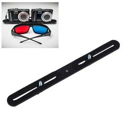 Camera/DSLR/Monitor/DV/Microphone Stand Holder Flash Bracket 1/4 Screw Double Head Cross Bar Rack Photo Studio Accessories