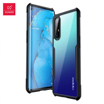 Перейти на Алиэкспресс и купить XUNDD противоударный чехол для OPPO Reno3 pro 5G чехол защитный чехол подушка безопасности Бампер Прозрачный чехол для OPPO Reno 3 5G чехол