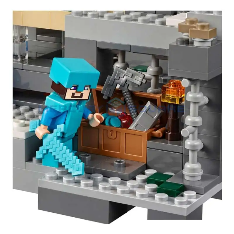End Portal Building Blocks With Steve Action Figures Compatible My World Bricks Set Gifts Toys 21124 End Portal Building Blocks With Steve Action Figures Compatible My World Bricks Set Gifts Toys 21124