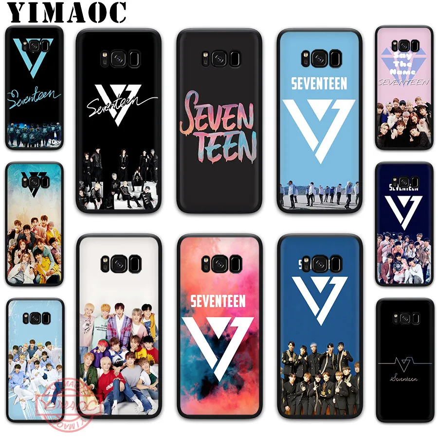 Мягкий чехол YIMAOC 17 Kpop Bands для Samsung J4 A20E A70S A51 A71 A81 A91 J6 Prime J8 2018 J7 Duo | Мобильные