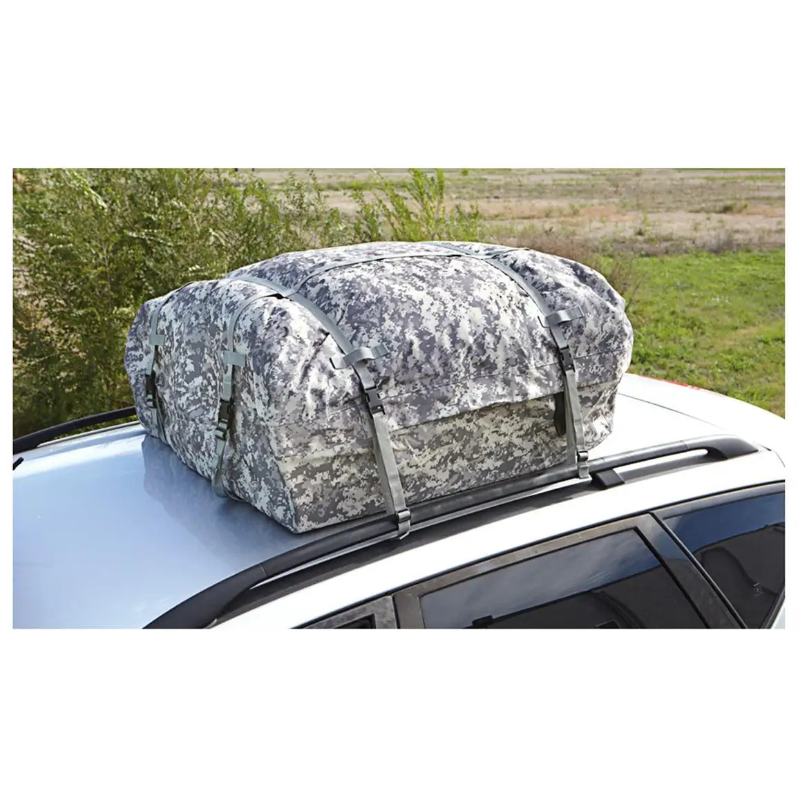 Manufacturers Customizable Car Rooftop Bag Car Roof Luggage Bag Waterproof Sun-resistant Dustproof pvc jia Grid Car che wei bao
