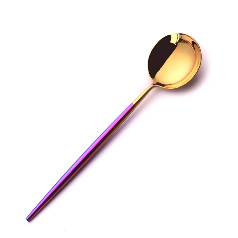 24pcs rainbow cutlery Christmas gift (11)