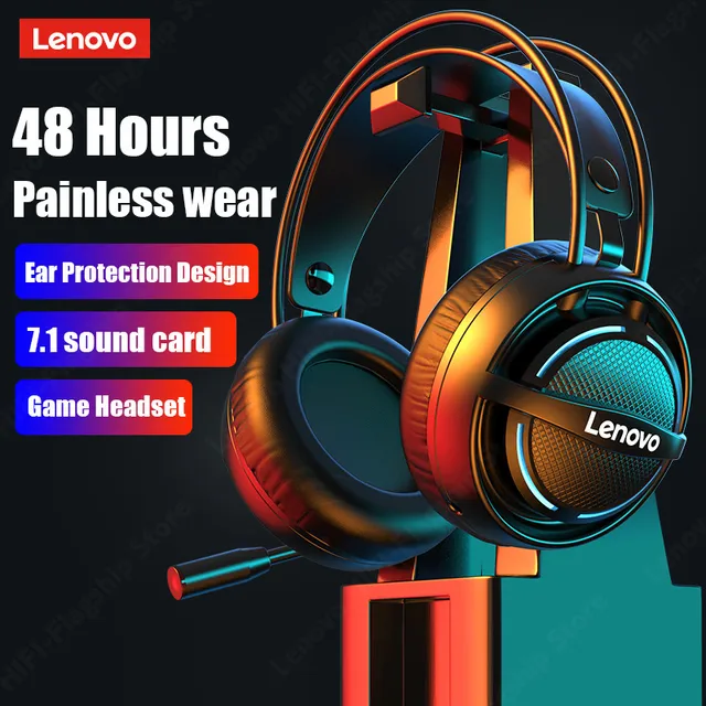 Lenovo G30 HIFI Gaming Headsets Gamer Headphones 7.1 Surround Sound 6