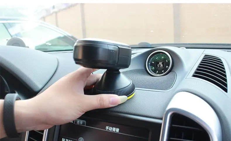Автомобильный держатель Многофункциональный 360& Deg модель микрофона для стойка для мобильного телефона; Поворотная стойка для мобильного телефона JHD-105 - Цвет: Black
